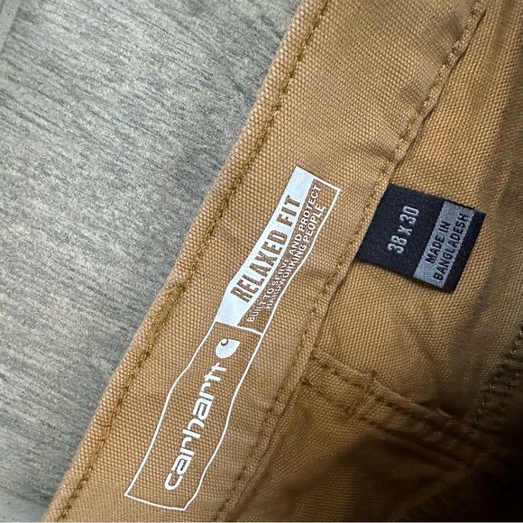Carhartt Relaxed Fit Carpenter Pants men’s size 38x30 - Picture 2 of 6